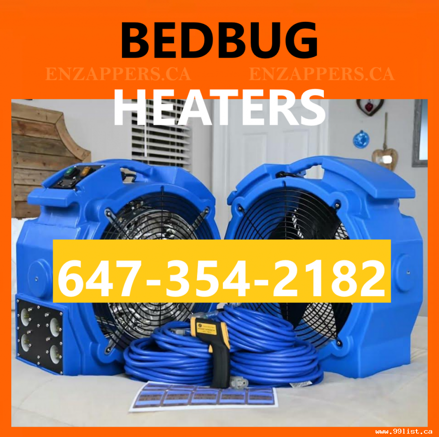 BEDBUGS CONTROL WITH HEAT TREATMENT 647-354-2182