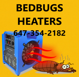 HEAT TREATMENT FOR BEDBUGS. TEXT, CALL 647-354-218