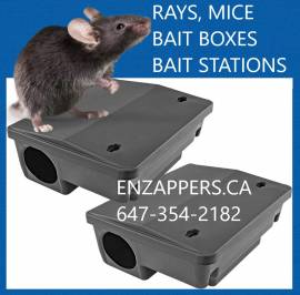 BAIT STATIONS FOR RATS, MICE. CALL: 647-354-2182