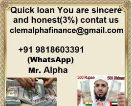  URGENT LOAN OFFER TO SOLVE YOUR FINANCIAL ISSUE