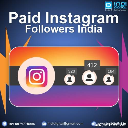 Get paid and real instagram followers india