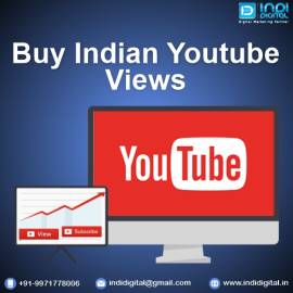 Get real and genuine indian youtube views