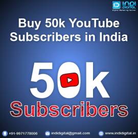 Get the best company to buy 50k youtube subscriber